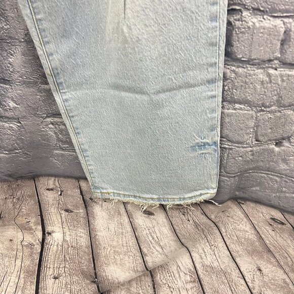 Universal Thread Vintage Straight Stretch Button Fly Jeans Size 14 Ankle Length - Picture 9 of 13